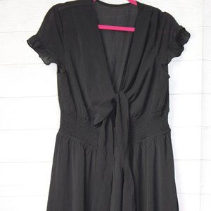 Womens Flowing Black Dress in Size L New W/O Tags